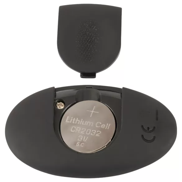 Rebel RC - uzlādējams tālvadības anālais vibrators pumpējams melns