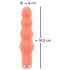 You2Toys peachy! mini pērlītes - pērļu vibrators (persiku krāsa)