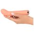 You2Toys peachy! mini G-punkta akumulatora vibrators (persiks)