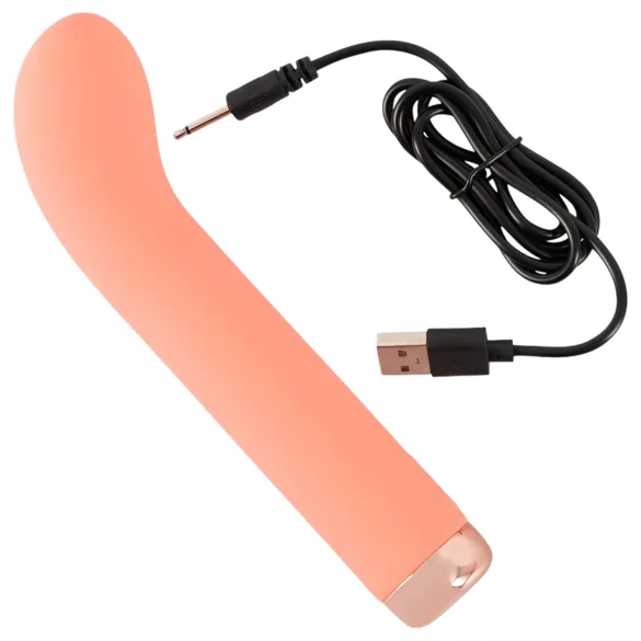 You2Toys mini G-punkta vibrators uzlādējams persiku krāsā
