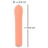 You2Toys peachy! mini G-punkta akumulatora vibrators (persiks)