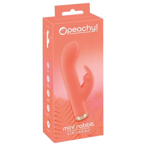 You2Toys peachy! mini rabbit - uzlādējams truša formas vibrators (persiks)