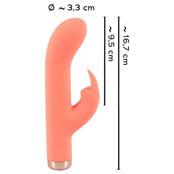 You2Toys mini vibrators trušu ausīm, uzlādējams, persiku krāsā