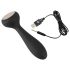 You2Toys CUPA - uzlādes, sildošs 2in1 vibrators (melns)
