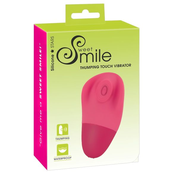 SMILE Thumping Touch - uzlādējams, pulsējošs klitora vibrators (rozā)