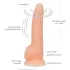 Naked Addiction rotējošs vibrators 20 cm, dabiska krāsa