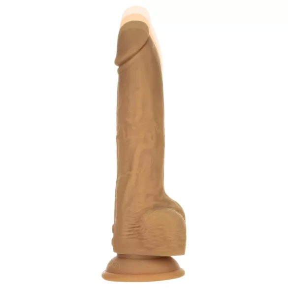 Naked Addiction vibrators ar kustību, tumšs, 23cm