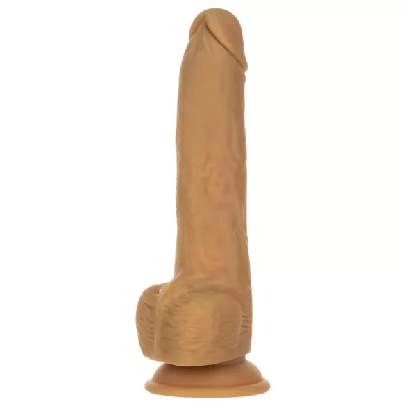 Naked Addiction vibrators ar kustību, tumšs, 23cm
