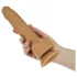 Naked Addiction vibrators ar kustību, tumšs, 23cm