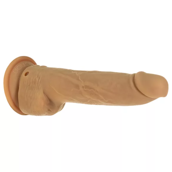 Naked Addiction vibrators ar kustību, tumšs, 23cm