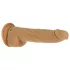 Naked Addiction vibrators ar kustību, tumšs, 23cm
