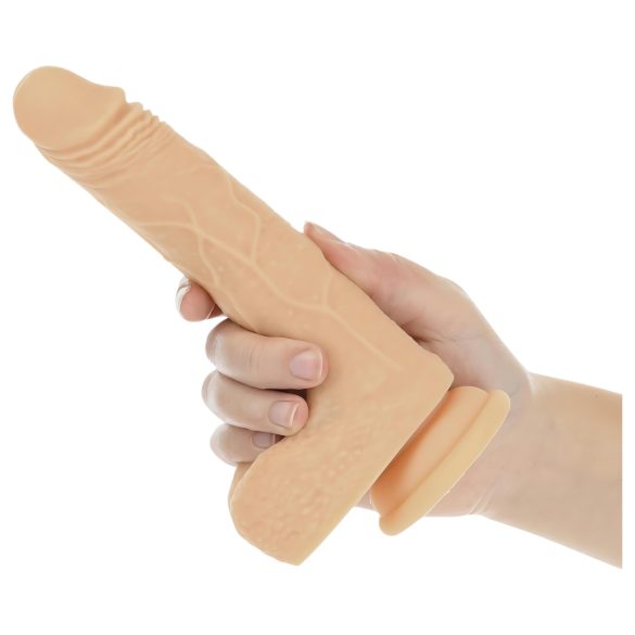 Naked Addiction vibrators lökšanas funkcija 19 cm dabiska krāsa