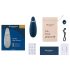Womanizer Premium 2 - gaisa viļņu klitora stimulators (zils)