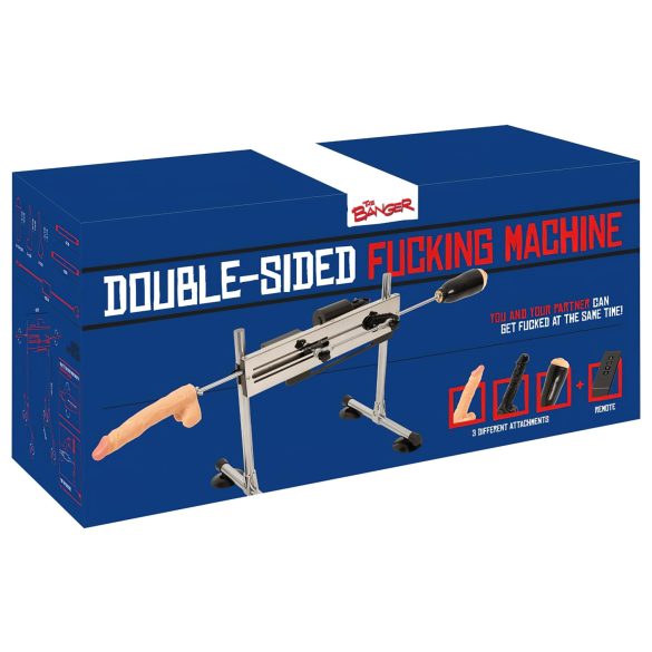 The Banger- Dubultā mīlas mašīna + 2 dildo un 1 maksta.