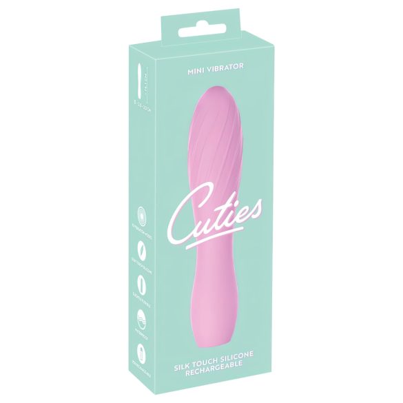 Cuties Mini 3 - akumulators, ūdensizturīgs vibrators (rozā)