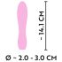 Cuties Mini 3 - akumulators, ūdensizturīgs vibrators (rozā)