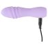 Cuties Mini 3 - akumulators, ūdensdrošs, spirālveida vibrators (violets)