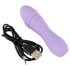 Cuties Mini 3 - akumulators, ūdensdrošs, spirālveida vibrators (violets)