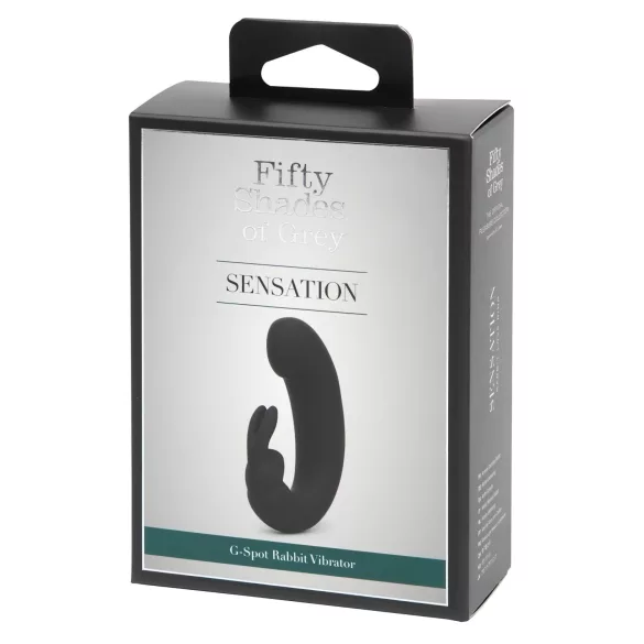 Fifty Shades of Grey - vibrators ar klitora stimulatoru melns