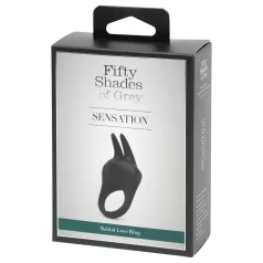   Fifty Shades of Grey - vibrējošs klitora un dzimumlocekļa gredzens melns