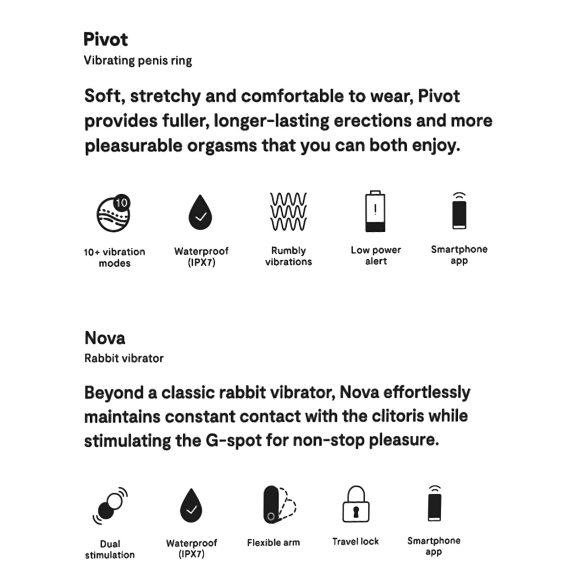 We-Vibe Date Night - pāru vibrators komplekts 2 gab.