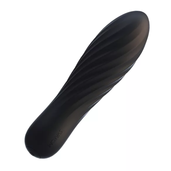 Svakom Tulip - akumulatora mini masāžas vibrators (melns)