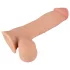 Nature Skin - dildo ar ādu - 20 cm (dabisks)