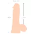 Nature Skin - dildo ar ādu - 20 cm (dabisks)
