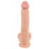 Natūralas ādas dildo - 25cm