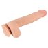 Natūralas ādas dildo - 25cm