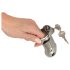 Fetish - metāla dzimumlocekļa būris sudraba