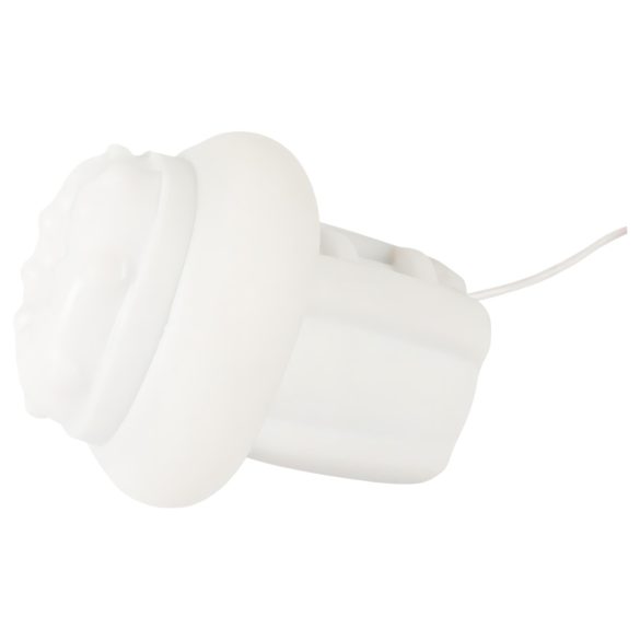 WYNE 03 - vīriešu masturbators ar vibrāciju un sūkšanas funkciju, melns