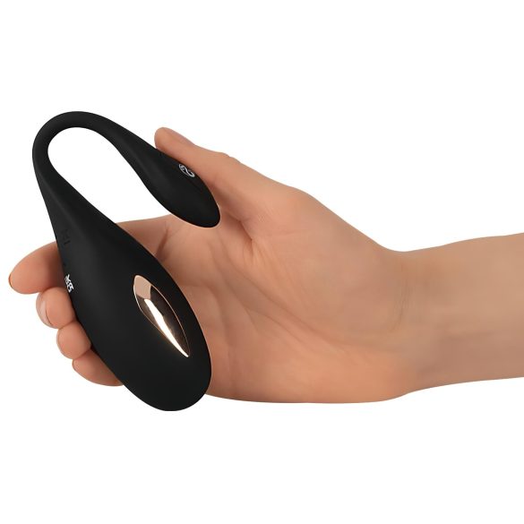 XOUXOU - bezvadu vibrojošā ola ar elektro stimulāciju melna