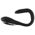 Penīsa plug dilatators - akumulatora vibrācijas dilatators (1 cm, melns)