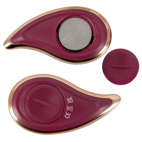 Javida RC - klitora vibrators ar radio vadību 3 funkcijas sarkans