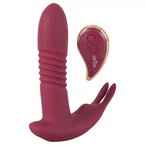 Javida RC - klitora vibrators ar radio vadību 3 funkcijas sarkans