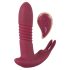 Javida RC – radio vadības klitora vibrators ar 3 funkcijām (sarkans)
