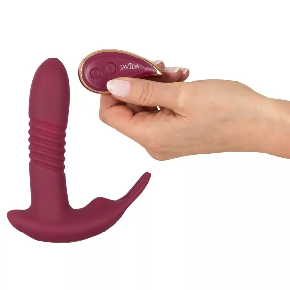Javida RC - klitora vibrators ar radio vadību 3 funkcijas sarkans