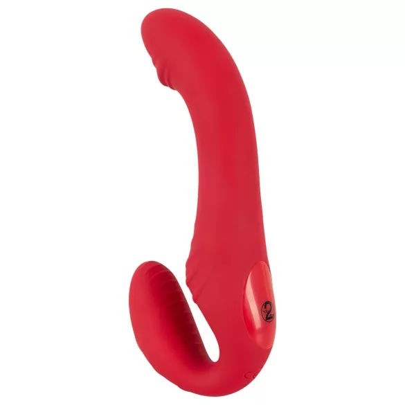 You2Toys bezsiksnas valkājams vibrators ar tālvadību, sarkans