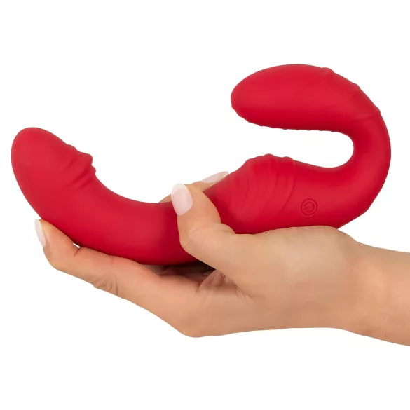 You2Toys bezsiksnas valkājams vibrators ar tālvadību, sarkans