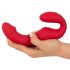 You2Toys Bezsiksnas - ar tālvadību, uzvelkams vibrators (sarkans)