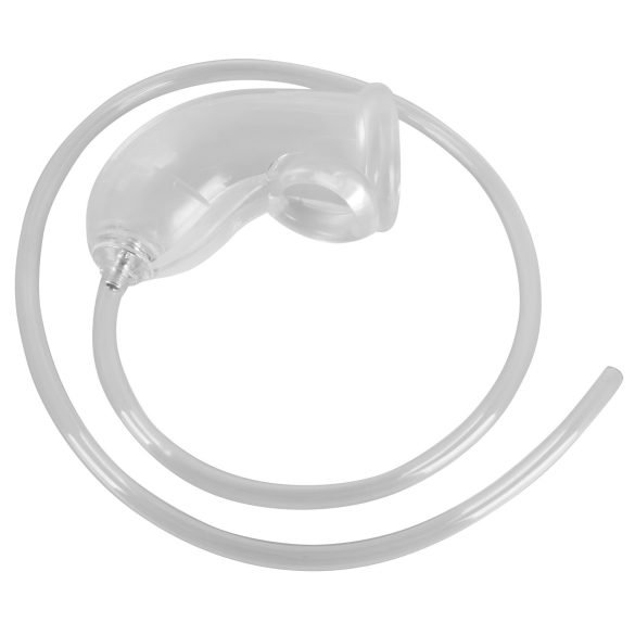 You2Toys Piss Play uzmava vīriešiem ar izvada kanālu caurspīdīga