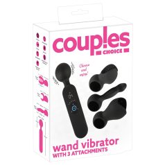   Couples Choice - pāra vibrators ar uzsildīšanu, uzlādējams, melns