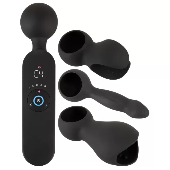 Couples Choice - pāra vibrators ar uzsildīšanu, uzlādējams, melns