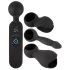 Couples Choice - pāra vibrators ar uzsildīšanu, uzlādējams, melns