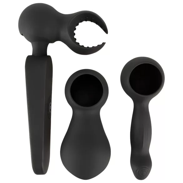 Couples Choice - pāra vibrators ar uzsildīšanu, uzlādējams, melns