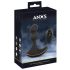 ANOS - divmotoru rotējošs anālais vibrators (melns)