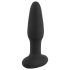 ANOS - uzlādējams, ūdensnecaurlaidīgs anālais vibrators (melns)