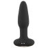ANOS - uzlādējams, ūdensnecaurlaidīgs anālais vibrators (melns)