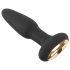 ANOS - uzlādējams, ūdensnecaurlaidīgs anālais vibrators (melns)